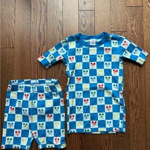 Hanna Andersson Disney Mickey Mouse Kids Pajamas Size 8 (130 cm)